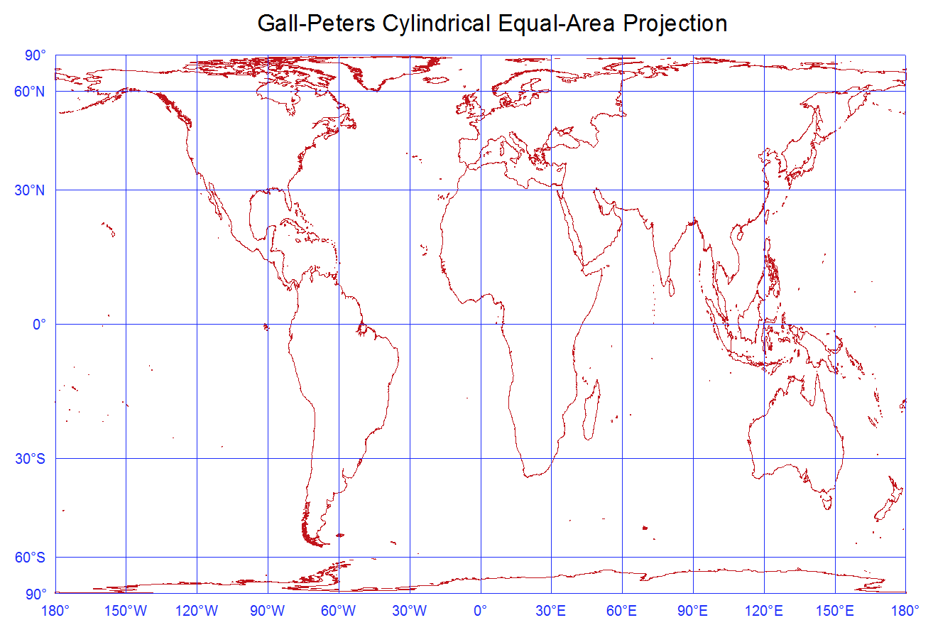 Gall–Peters Projection