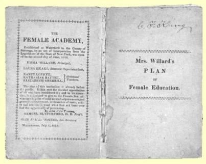 Emma Willard, Plan of Female Education